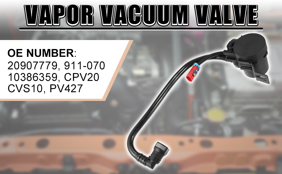 X AUTOHAUX Vapor Canister Vacuum Solenoid Purge Intake