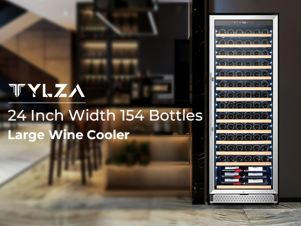 ワイン Ts Amazon.com: Tylza Upgraded 154 Bottles Wine Cooler