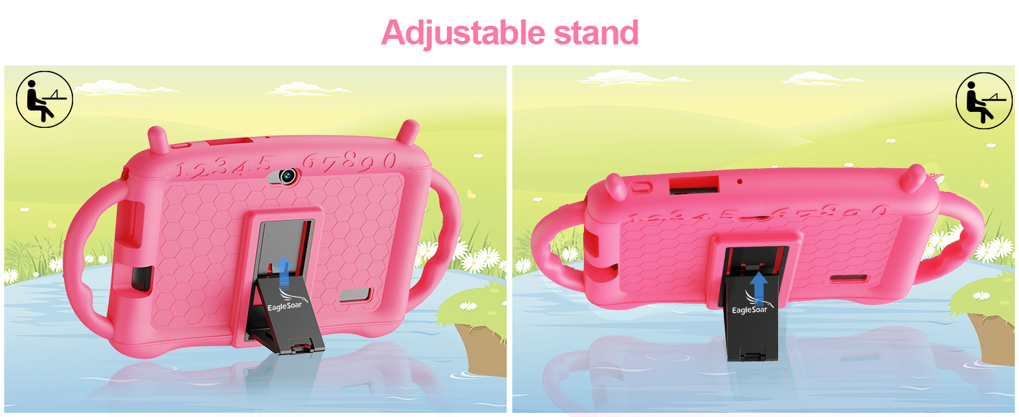 Kids tablet with stander