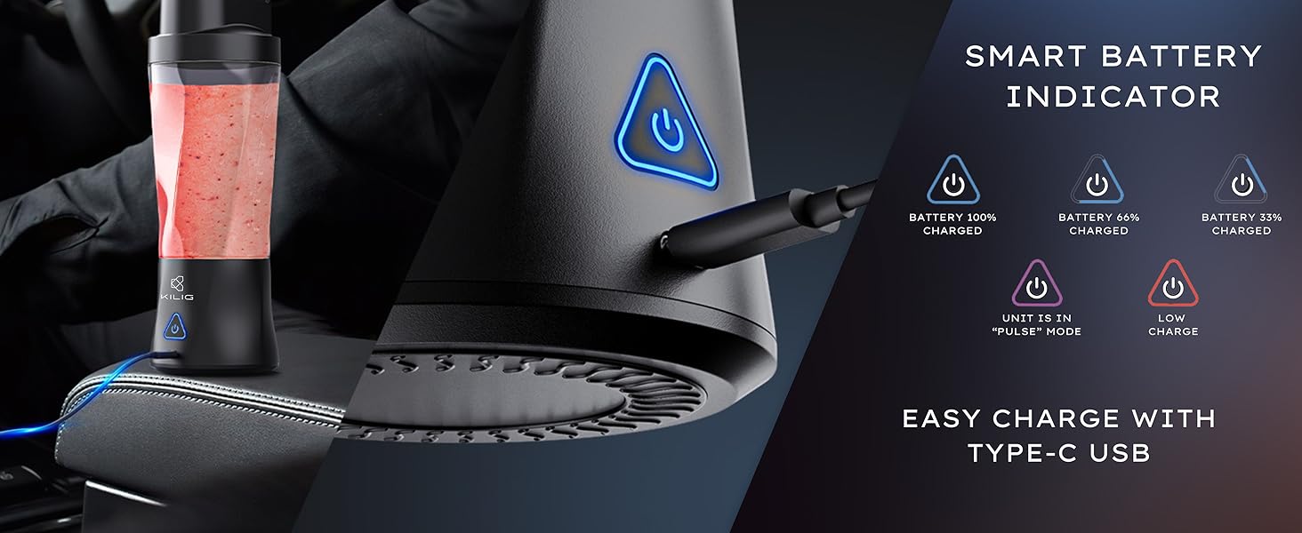 Kilig Vortex Pro blender Operation and Indicator