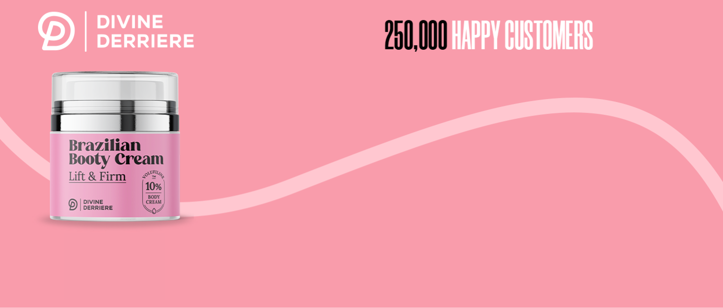 Divine Derriere Brazilian Bum Bum Cream, Lift & Firm Cream, Booty Firming Tightening