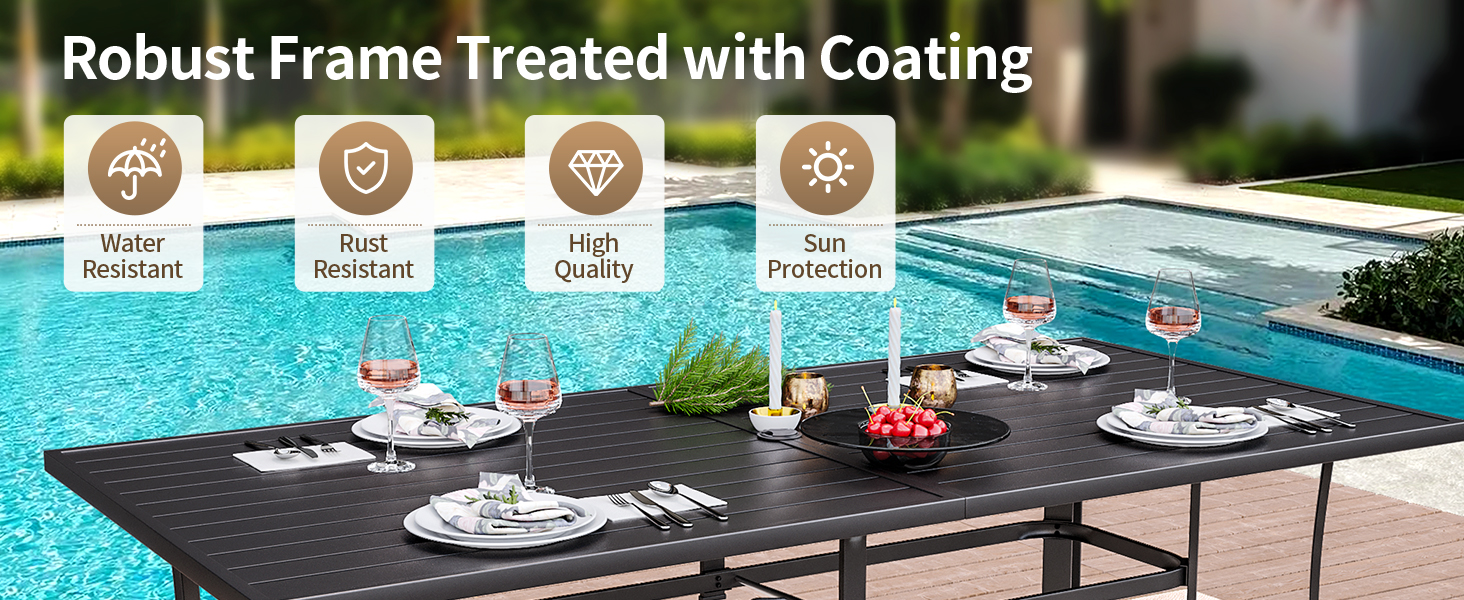 Outdoor Grand Dining Set