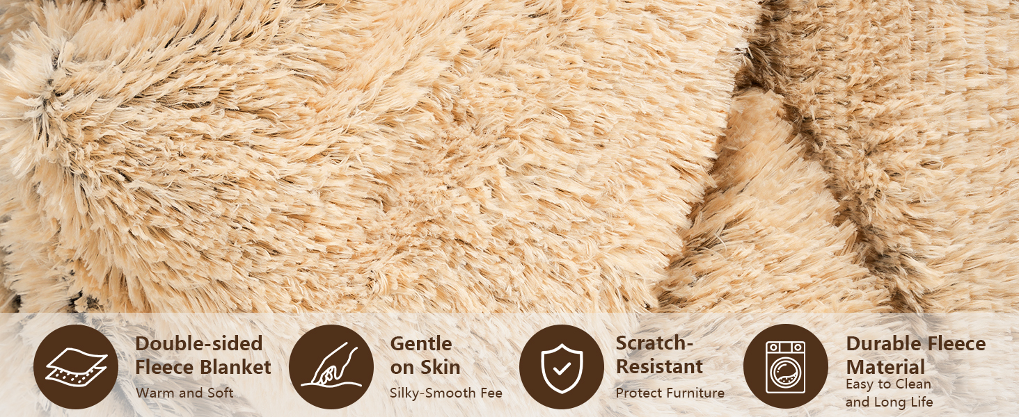 Reversible Fleece Sherpa Blankets