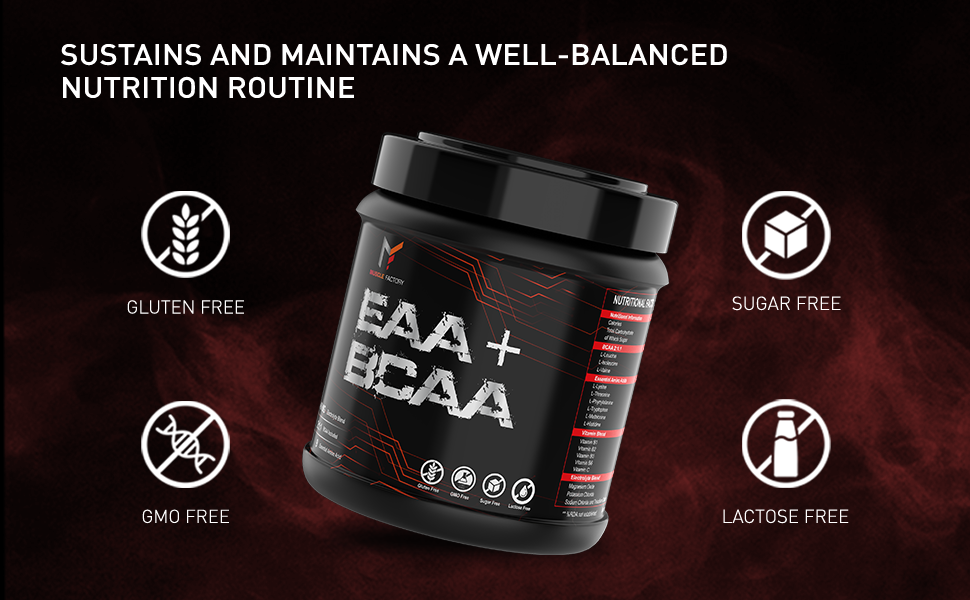 Muscle factory Advanced EAA + BCAA (Essential Amino Acids) Intra
