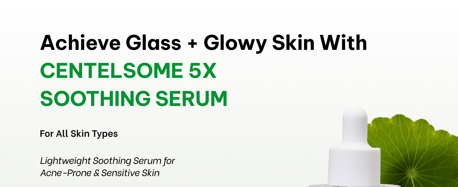 Clinically tested vegan Cica serum for glass skin glow – Centella exosome with zero harsh chemicals.