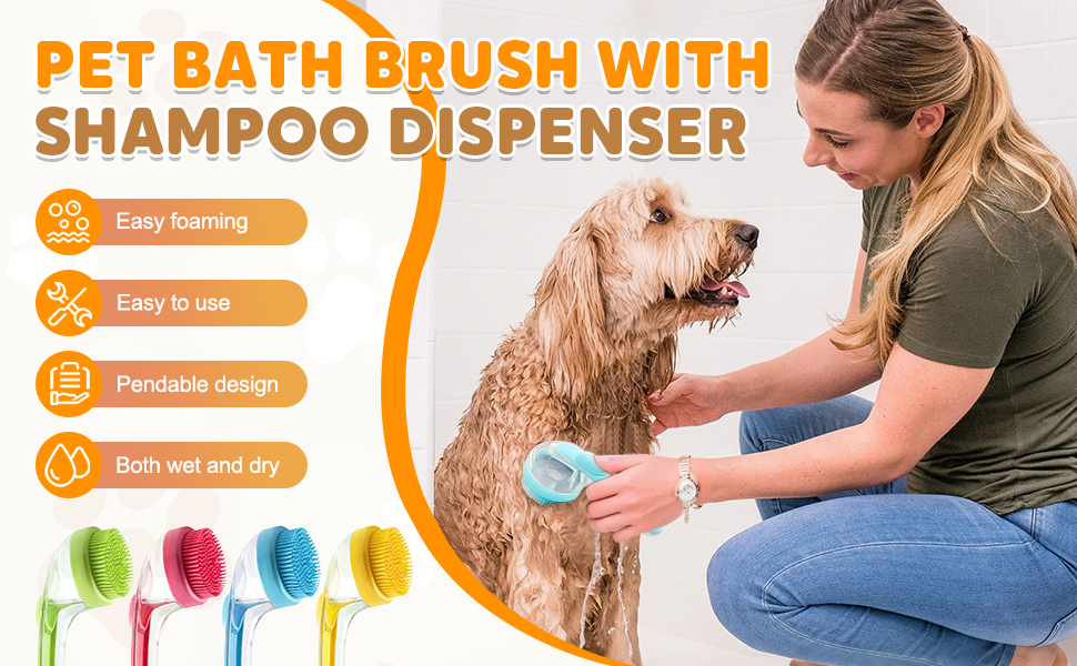 Pet Bath Brush