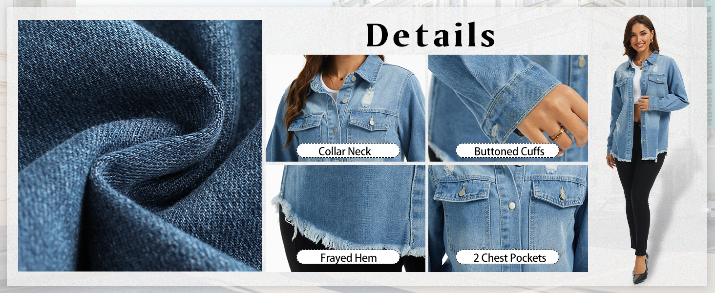 oversized jean jackets for women fashion, fall jackets for women, boyfriend womens denim jacket
