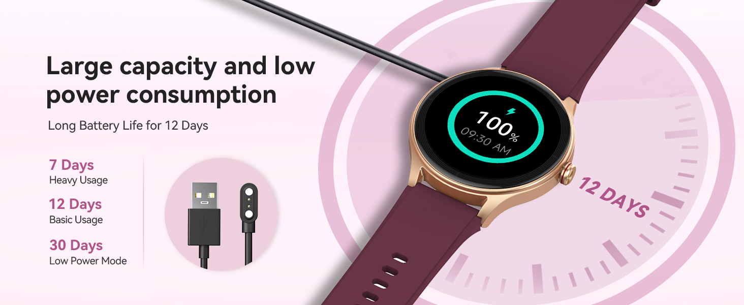 smart wtach with battery