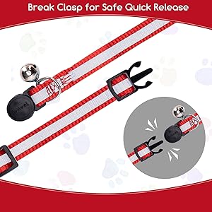 reflective cat collars