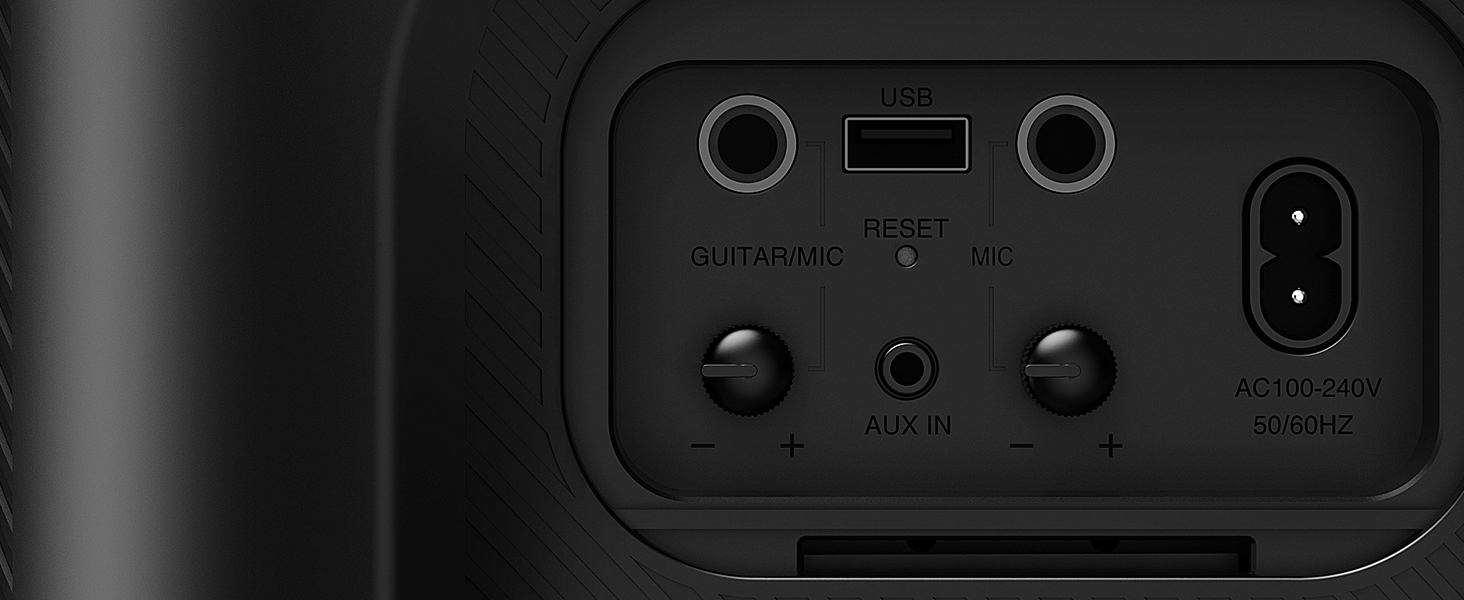 Guitarra MIC/Bluetooth 5.3 / AUX-IN / USB