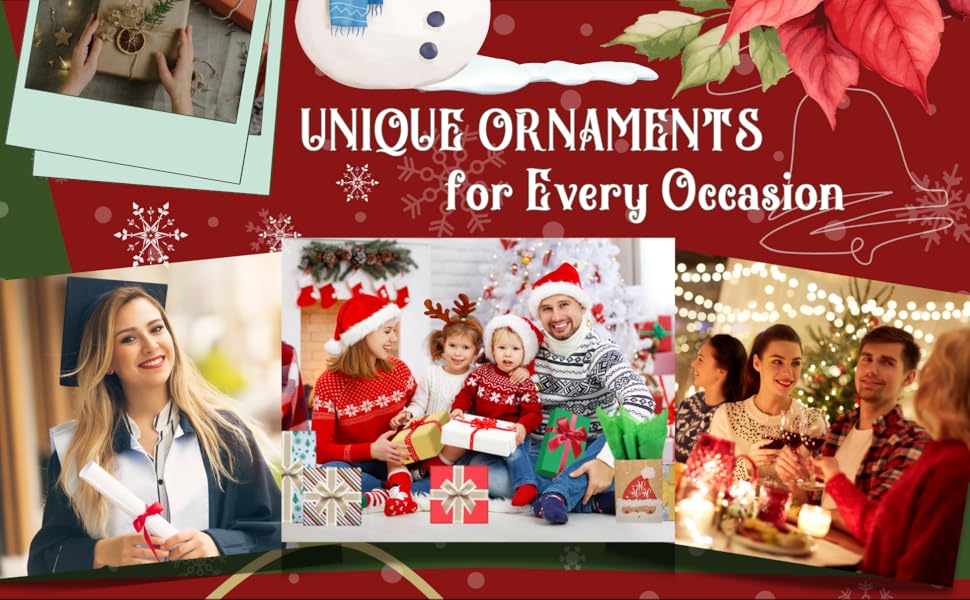 Personalized Christmas Book Tree Ornament, Book Lover