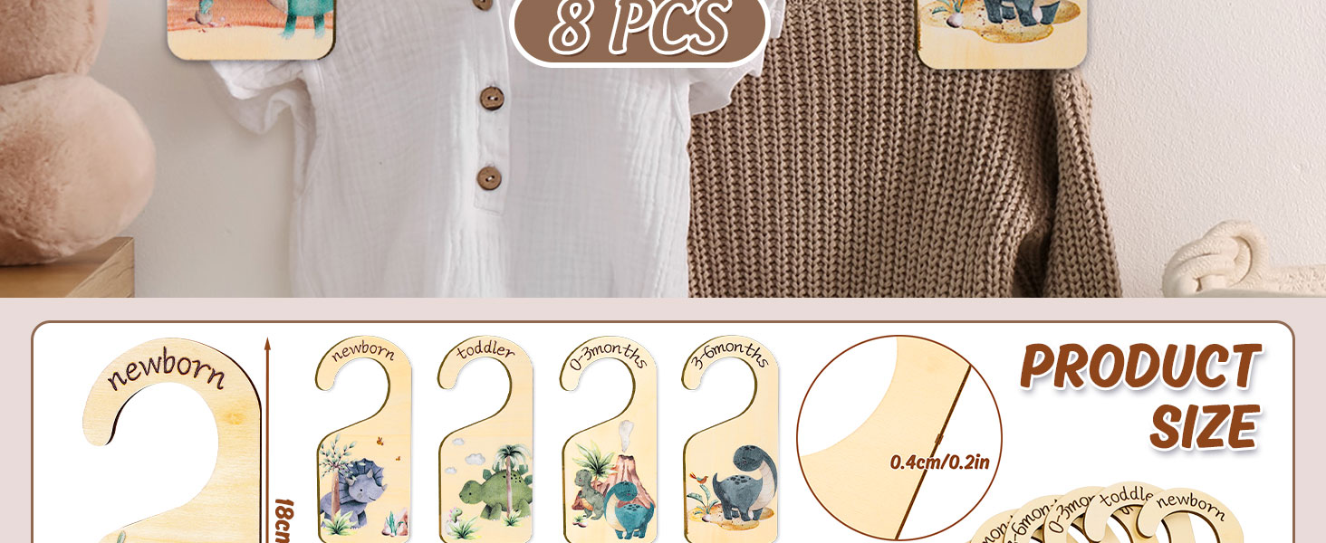 Dinosaur Theme Baby Closet Dividers