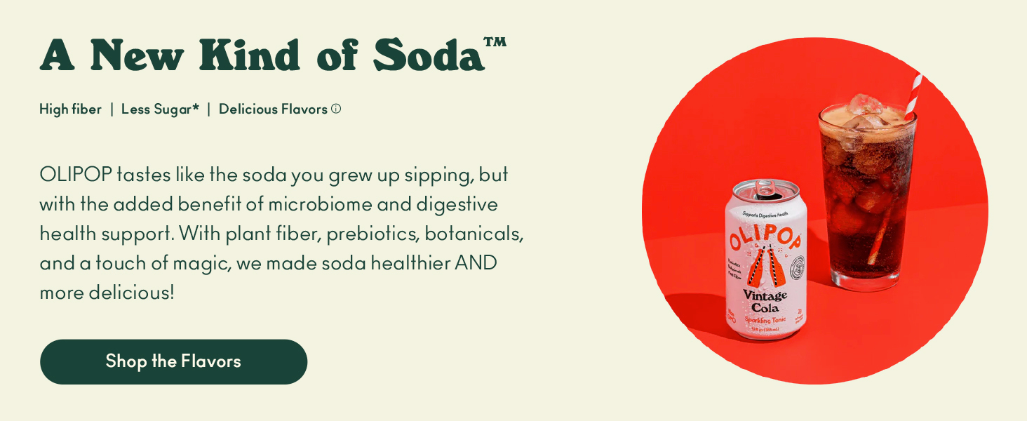 healthy soda Olipop
