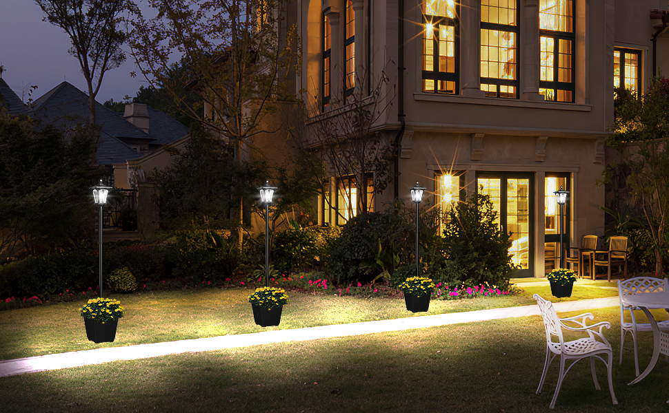 Outdoor Solar Lamp Post