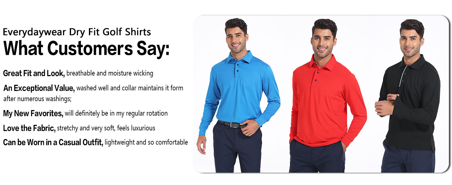 finger ten golf shirts for men