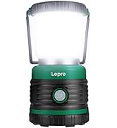Lepro 1500lm Camping Lantern, Super Bright Camping Light with 4 Light Modes, IPX4 Waterproof, 3 D...