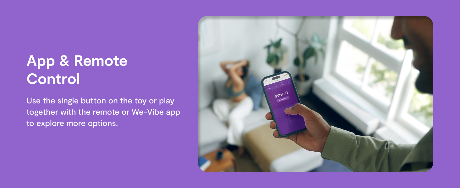 we-vibe sync o couples toy app and remote controlled