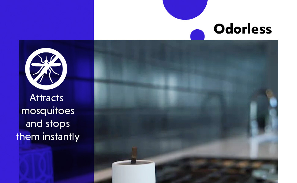 Ozzi Mozzie UV Bug Zapper w/Cleaning Brush Electric Mosquito Killer