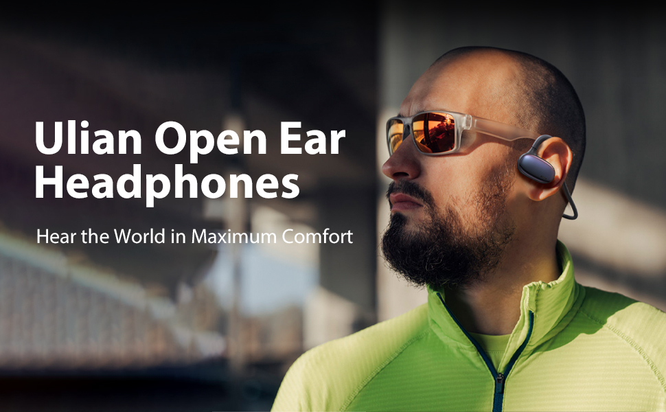 Ulian open Ear Air Conduction Open Ear Headphones