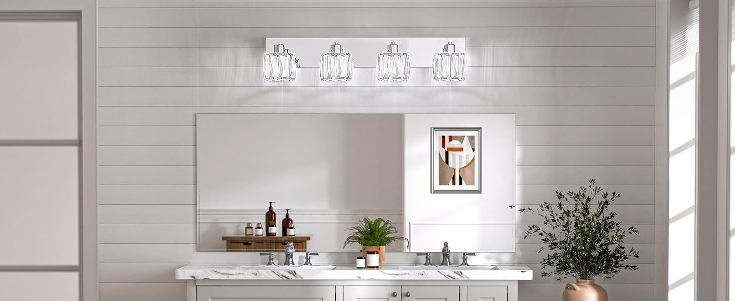 bathroom lighting over mirror