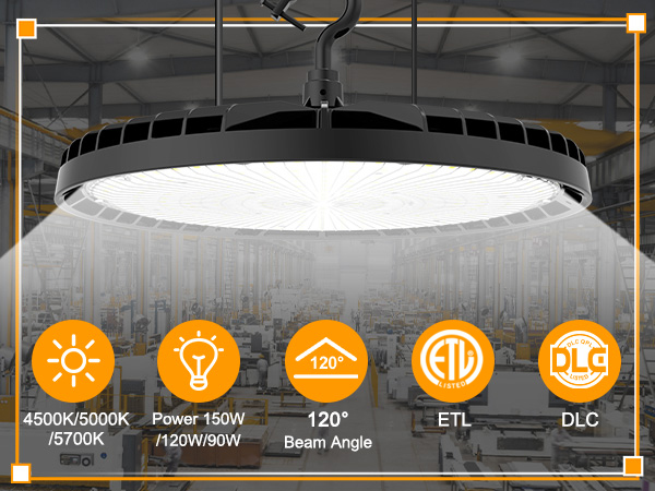 Amazon.com: OPENLUX UFO LED High Bay Light 150W 120W 90W