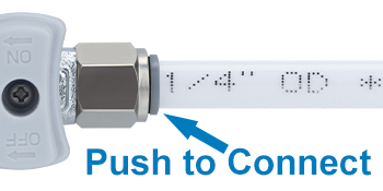 1/4 water line adapter