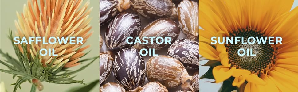 Cleansing Oil Ingredient Images Banner