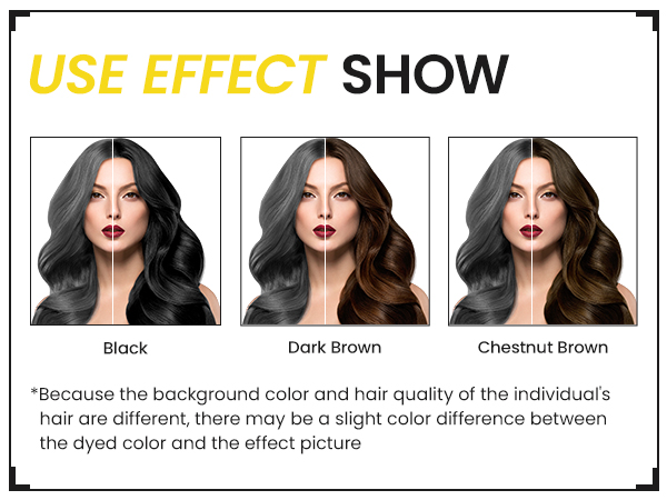 Hair Dye Shampoo 3 in 1