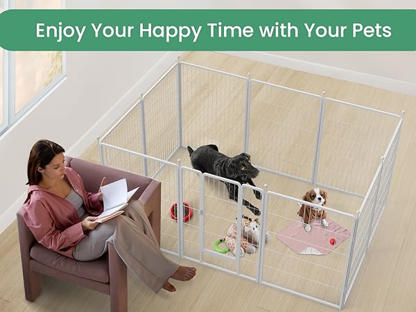 ★ドッグ★ Amazon.com : Simple Deluxe Dog Playpen, 40