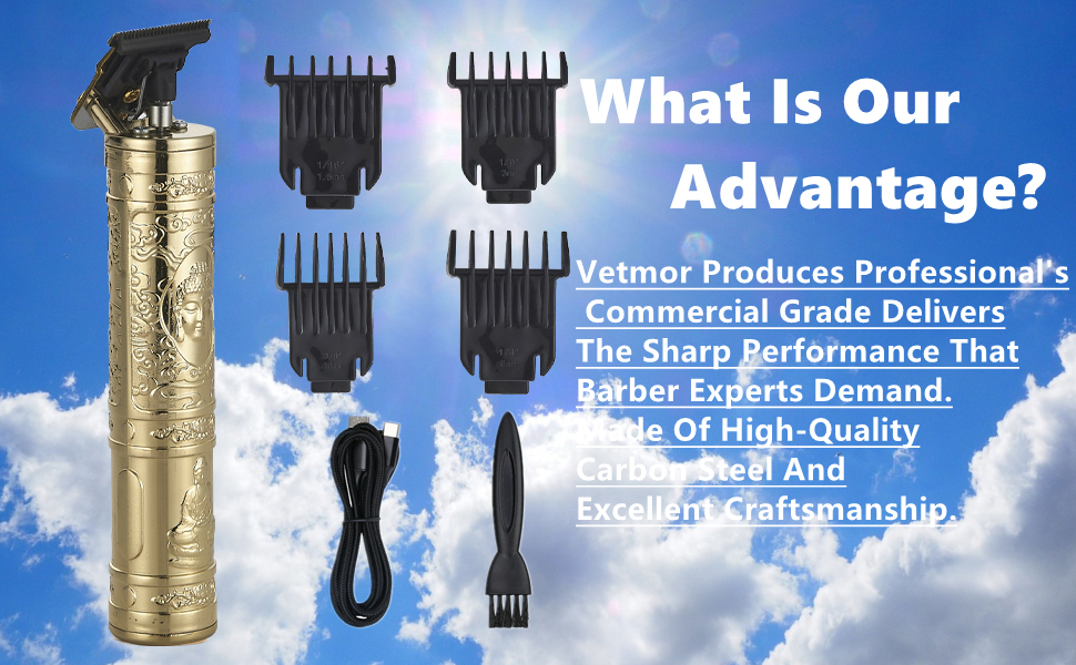 Vetmor Zero Gapped Trimmers Hair Liners for Men Edge Up