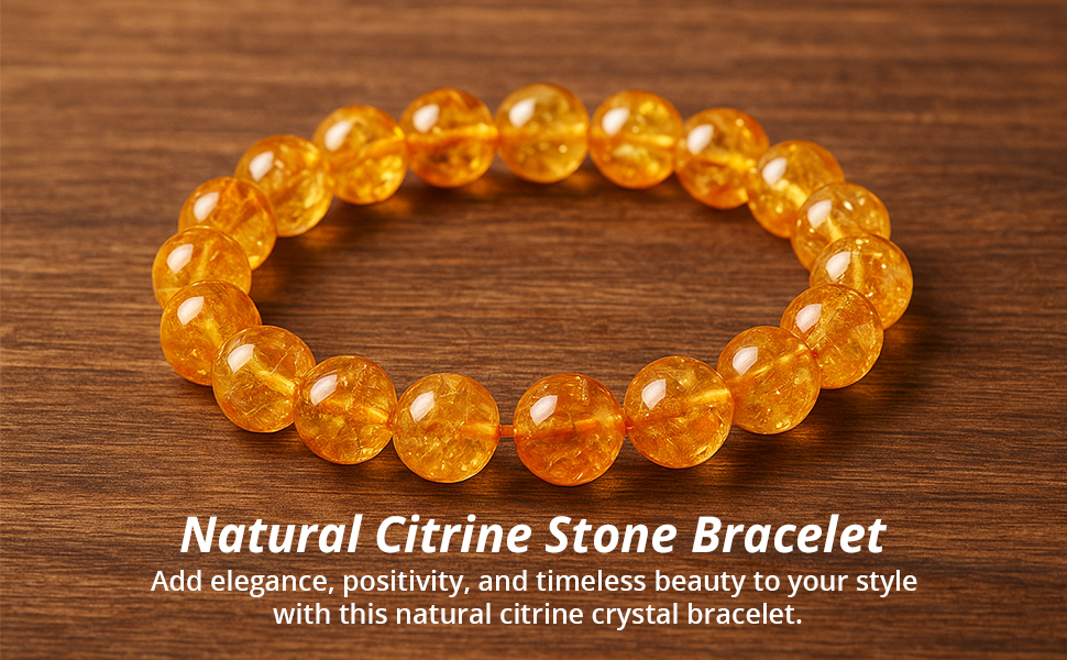 Citrine Bracelet 10mm