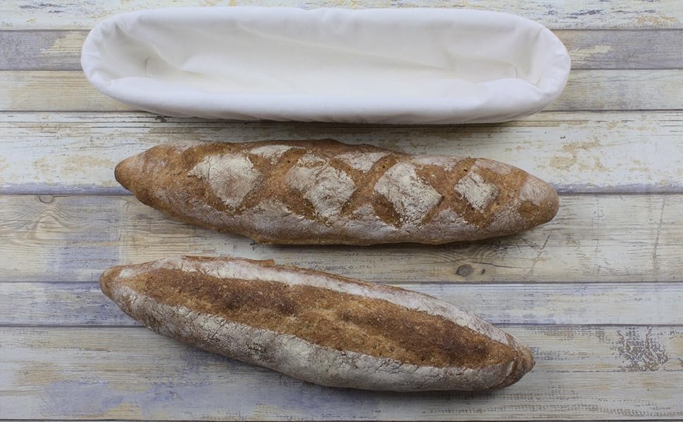 15 Inch Proofing Baskets for Baguette, Bread