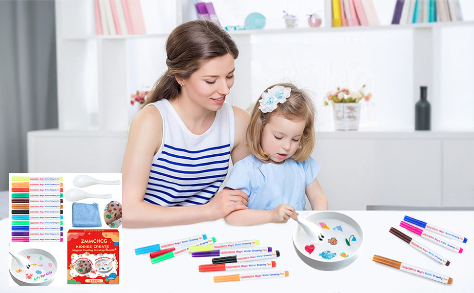 Magical Floating Drawings Pens Bundle Kiddies Create Magic Water Painting Markers Set DIY Tattoo Art