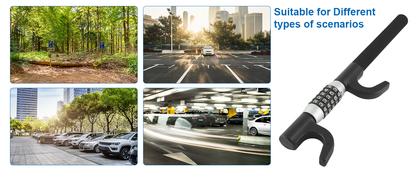 WOPYETA Steering Wheel Lock, AntiTheft Car Device