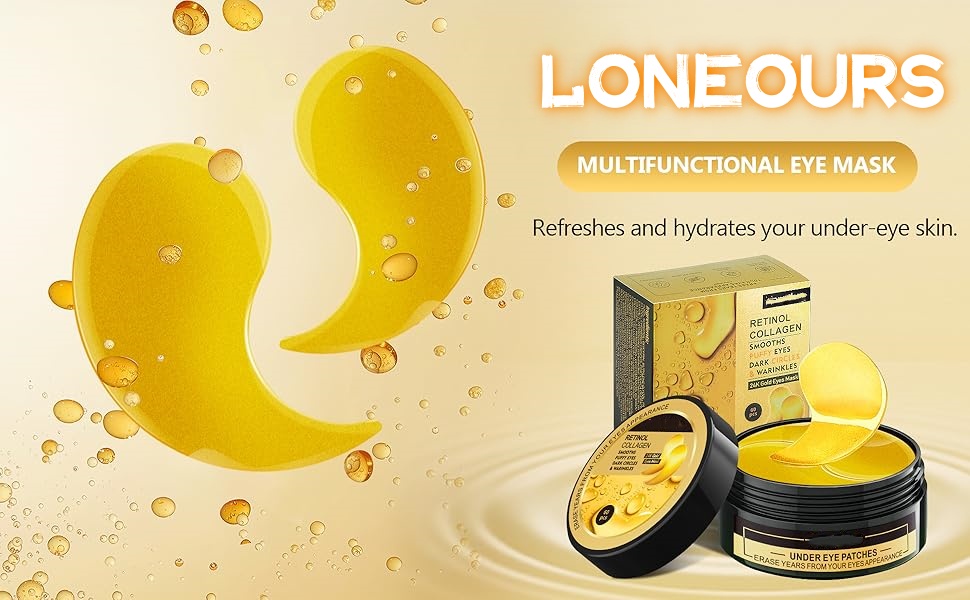 30 Pares de Retinol Colágeno Ojos