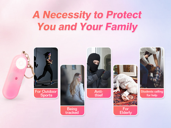 Devices Kids Elderly spray pepper womens loud alert cat stick defence horn knuckles noise stun