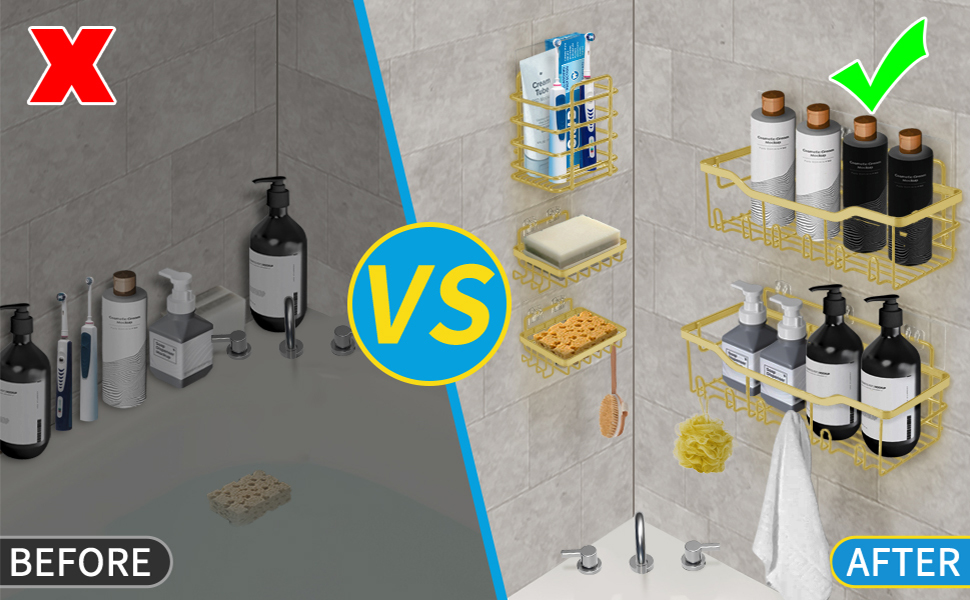 etagere douche sans percage