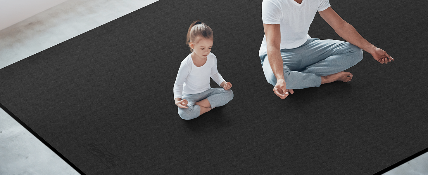 extra large yoga mat thick exercise matt for home gym workout fitness pilates