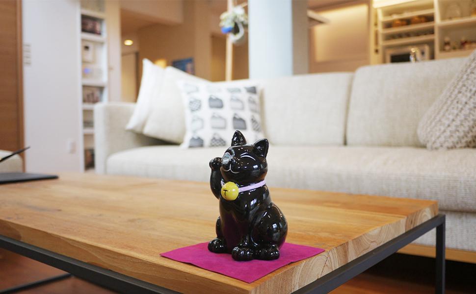 特大　プーさん　黒招き猫 金運 特大 プーさん 黒招き猫 金運 - メルカリ