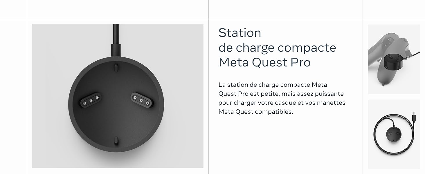Meta Quest Pro Compact charging dock