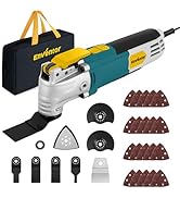 Enventor Oscillating Tool, 2.5Amp Electric Oscillating Multi Tool Kit Corded, 6 Variable Speeds, ...