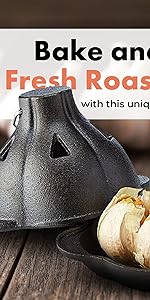 Cast Iron Garlic Roaster