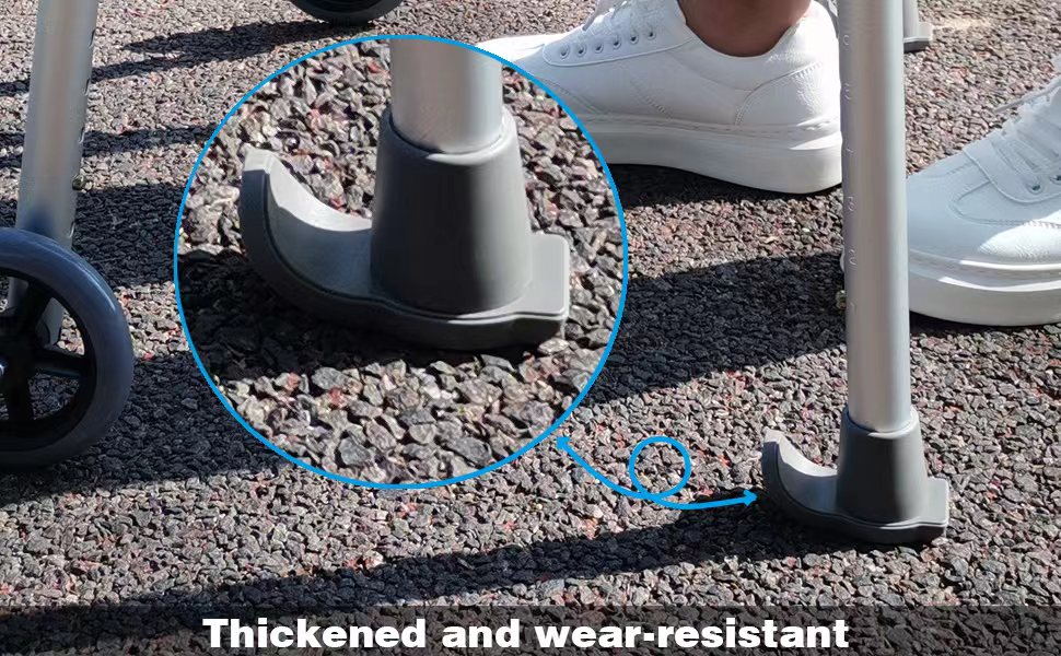 ATAISIA Medical Products Walker Glide Skis, Universal Fit