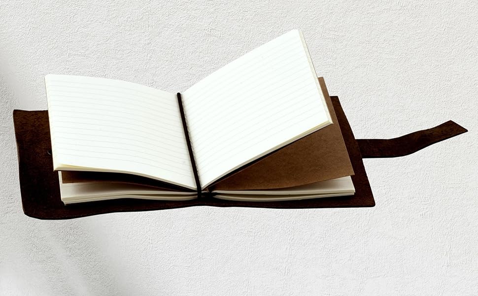 SFdizayn Personalized Leather Journal Custom Engraved