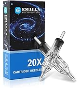 Emalla Tattoo Cartridge Needles - 20Pcs Tattoo Needles 1205RL Round Line Tattoo Needles Disposabl...