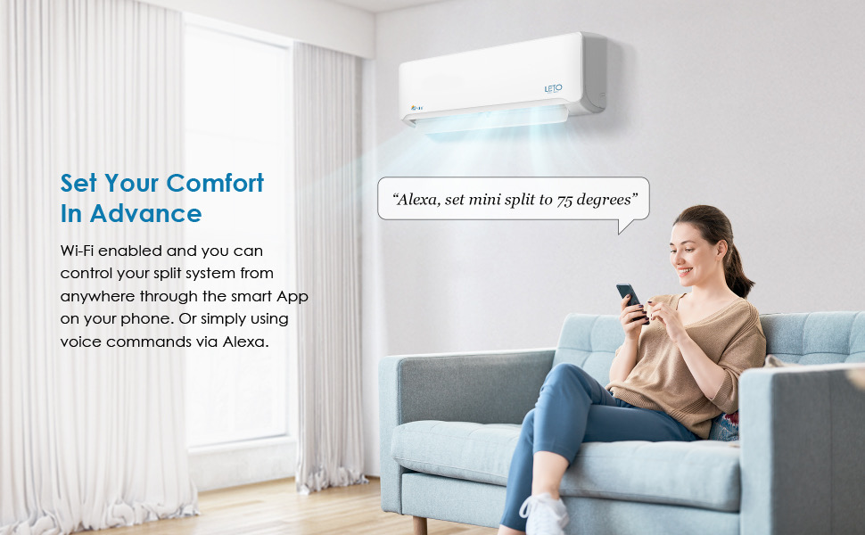 Mini Split Air Conditioner Heat Pump Alexa
