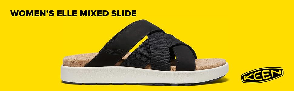 Amazon.com | KEEN Women's Elle Mixed Slide Comfortable