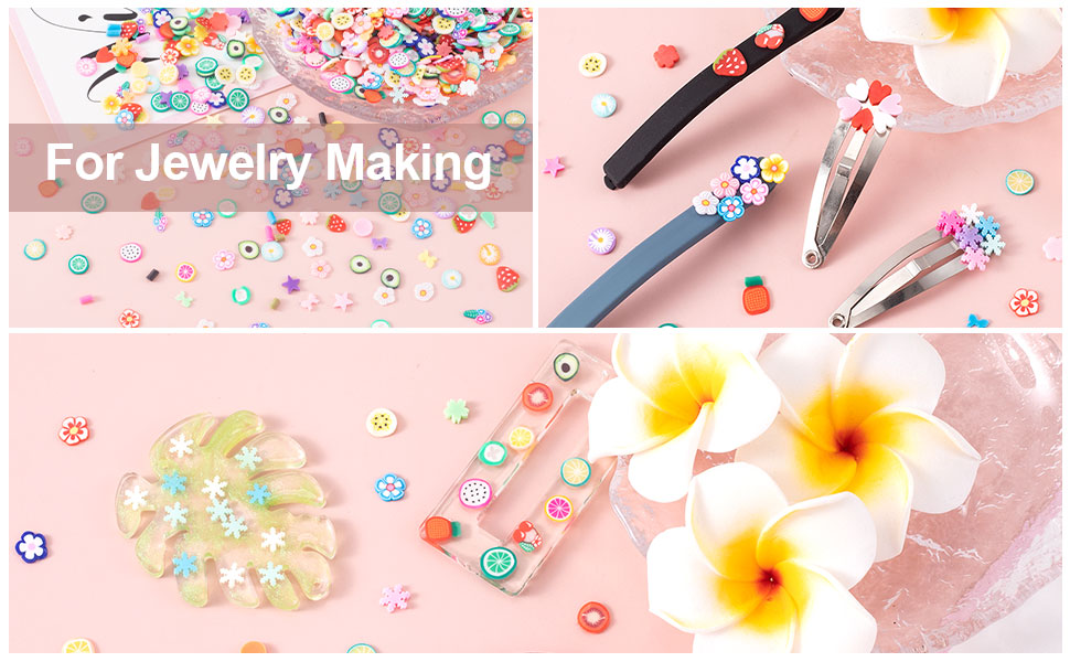 Fruit Slices Flower Charm