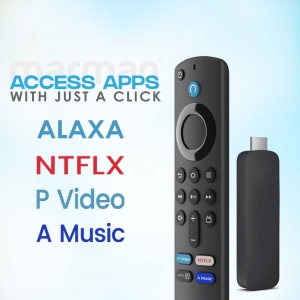 Amazon firestick tv remote with hotkeys