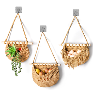 Boho Basket Decor for Kitchen